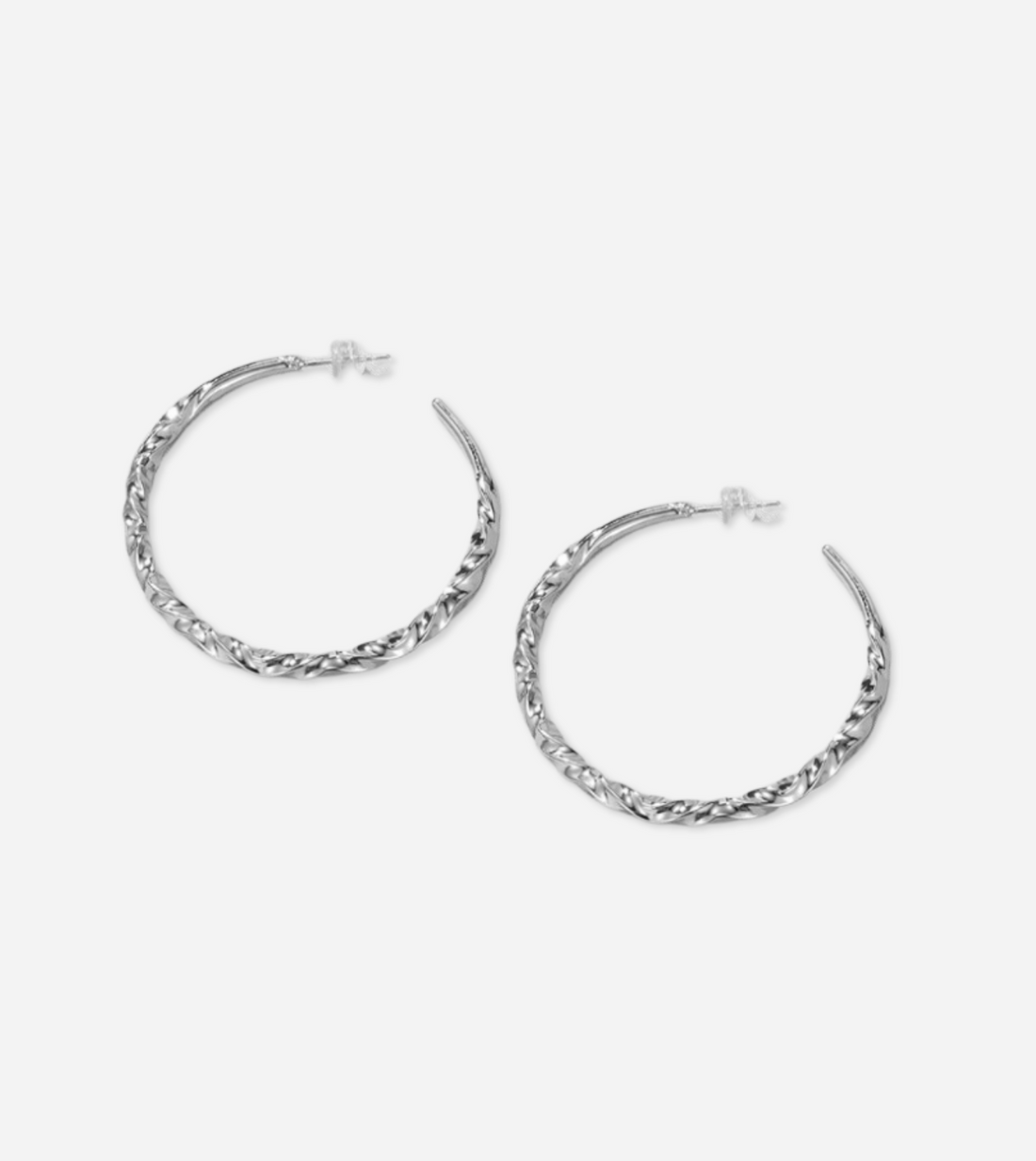 Twist Hoop Earrings | 18k Gold