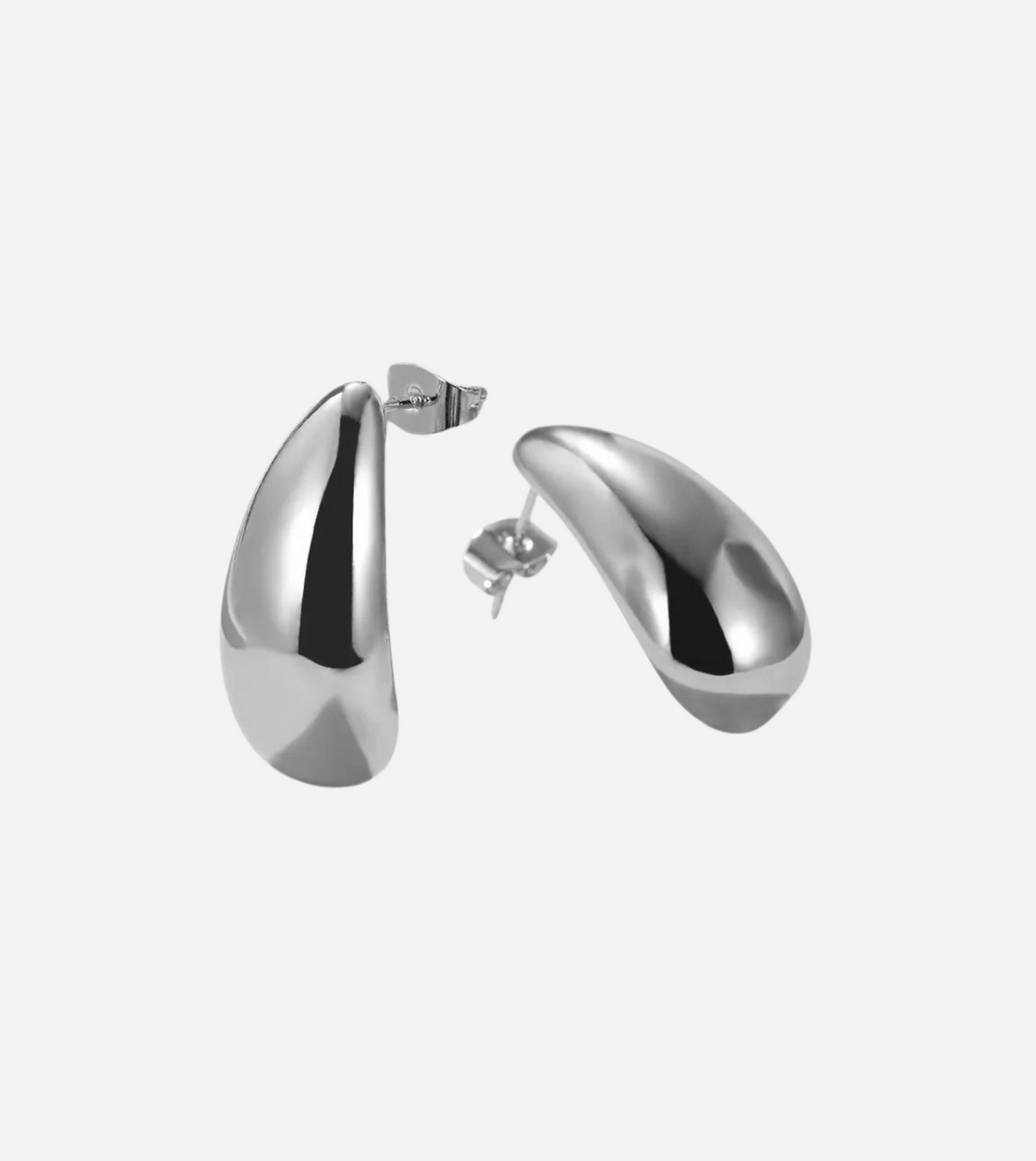 Water Drop Earrings | Silver