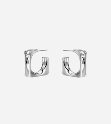 Valencia Hoop Earrings | 18k Gold & Silver