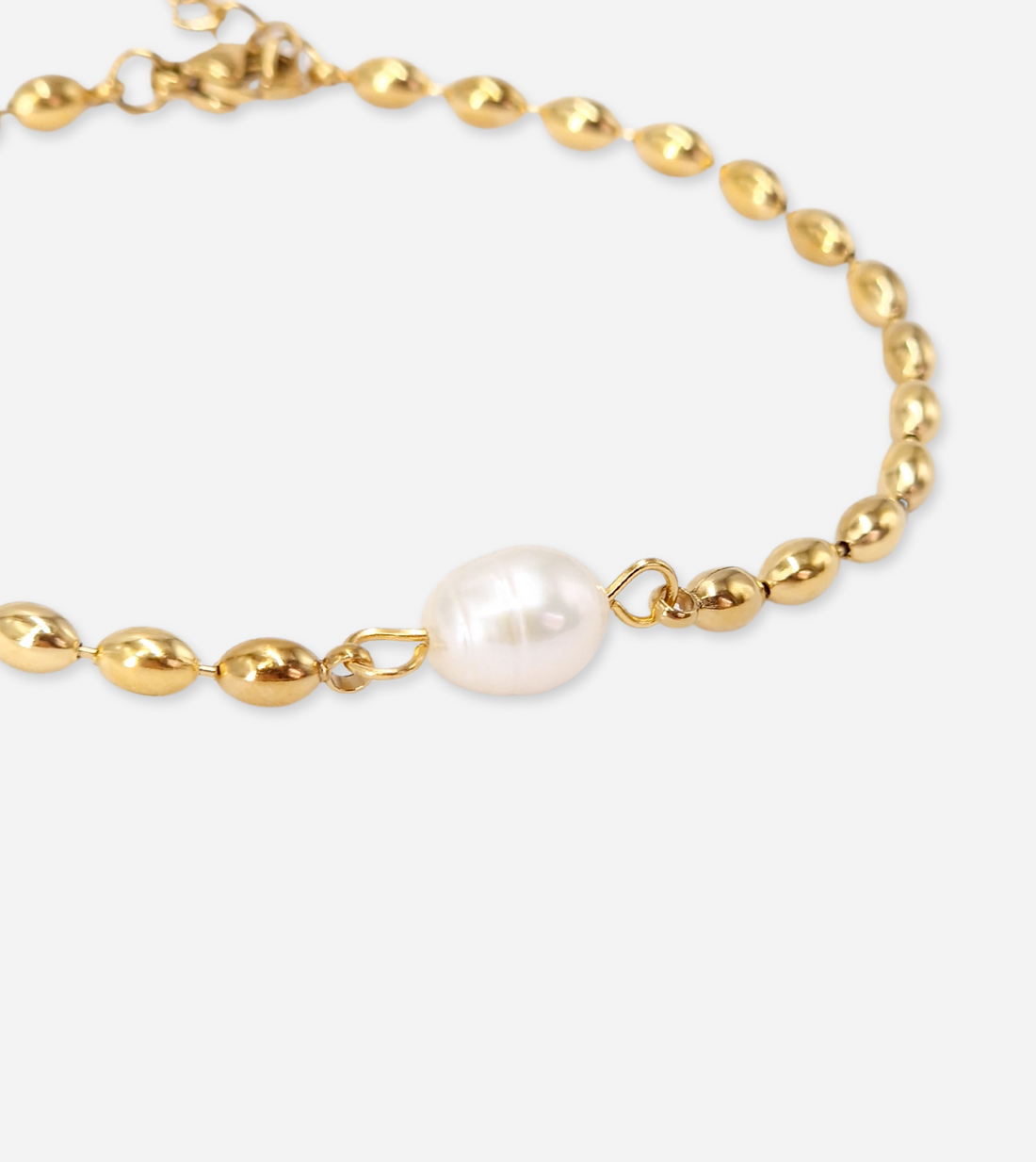 Porto Dainty Pearl Bracelet | 18k Gold